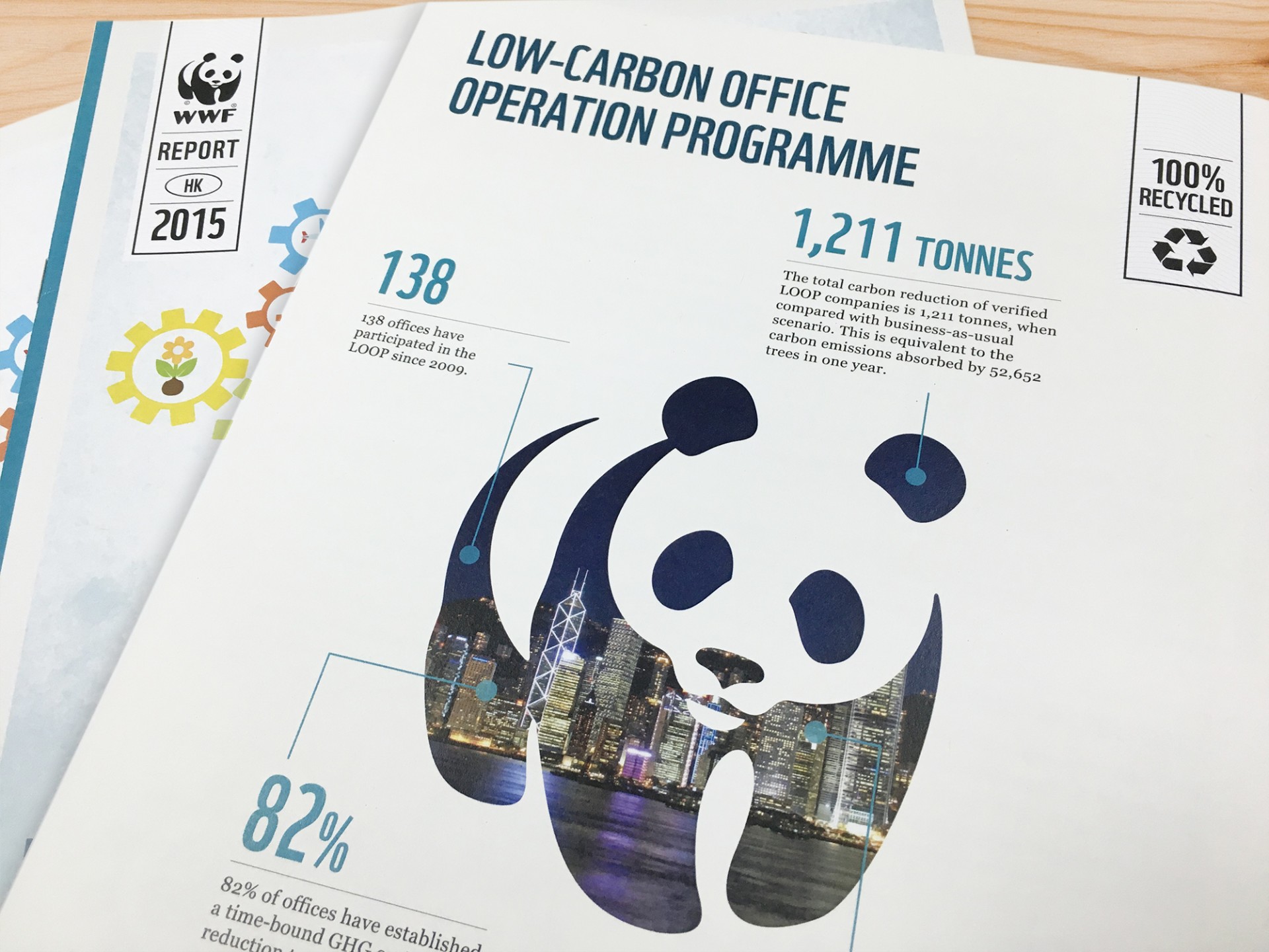 WWF - Low-Card Office Operation Programme Report, Infographic Design