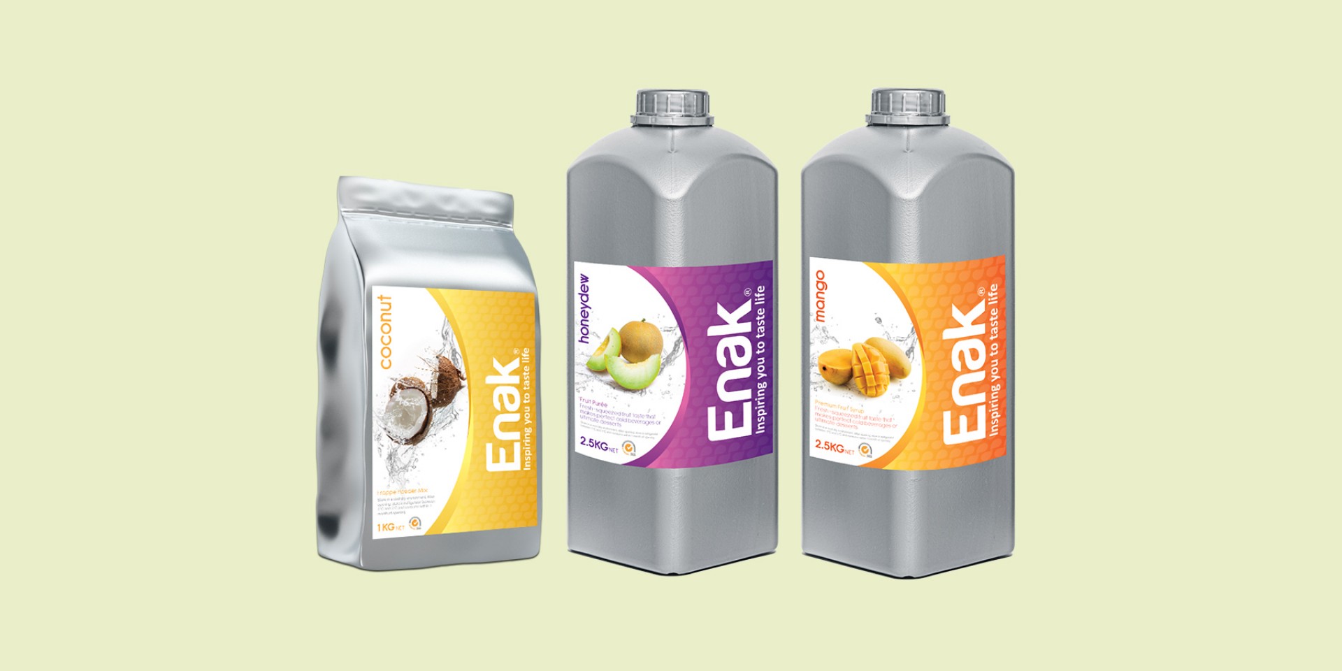 ENAK label design