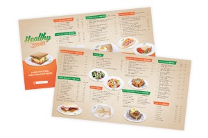 Healthy Corner - Restaurant Menu Design