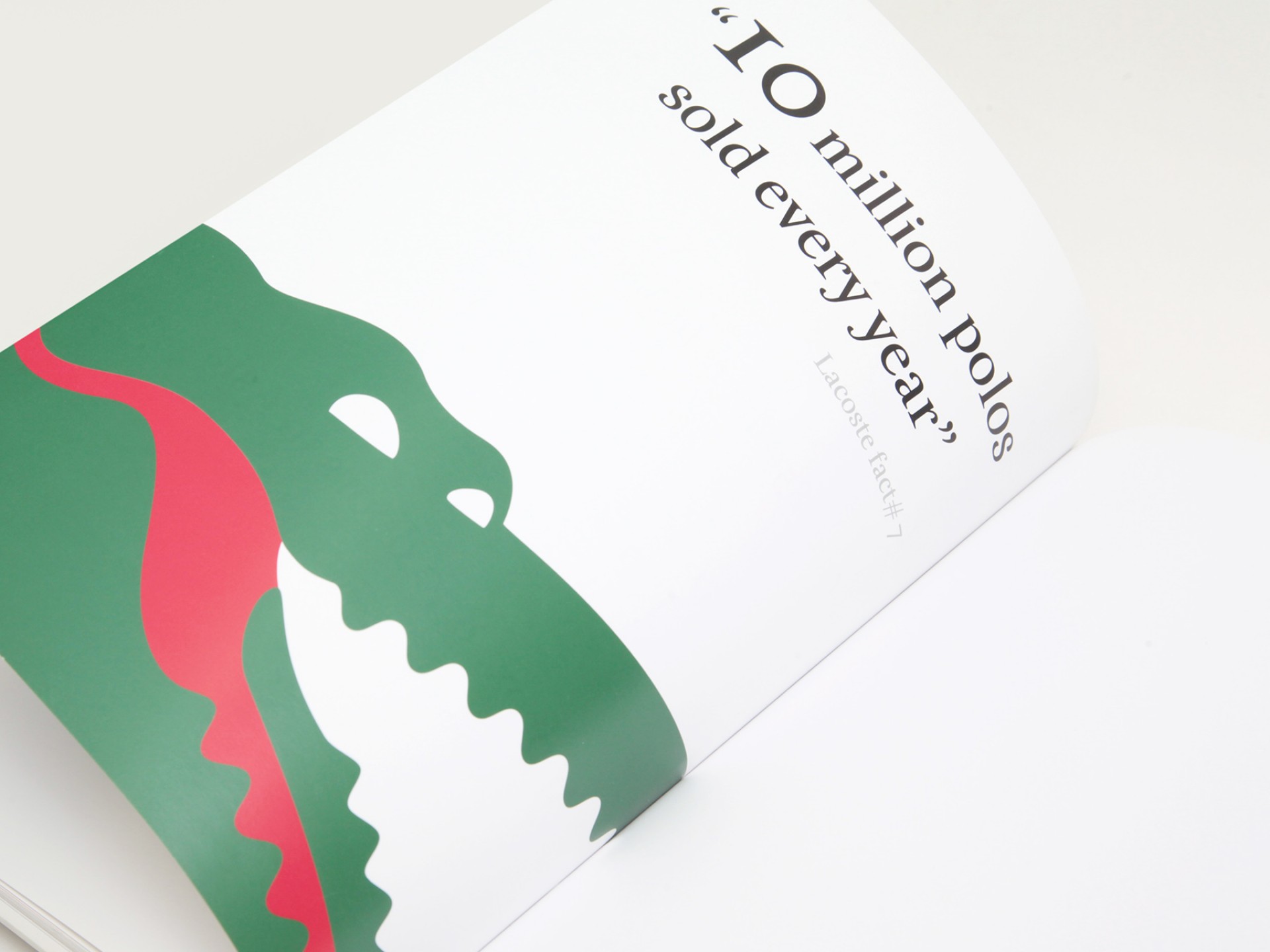 Lacoste Corporate Booklet Design