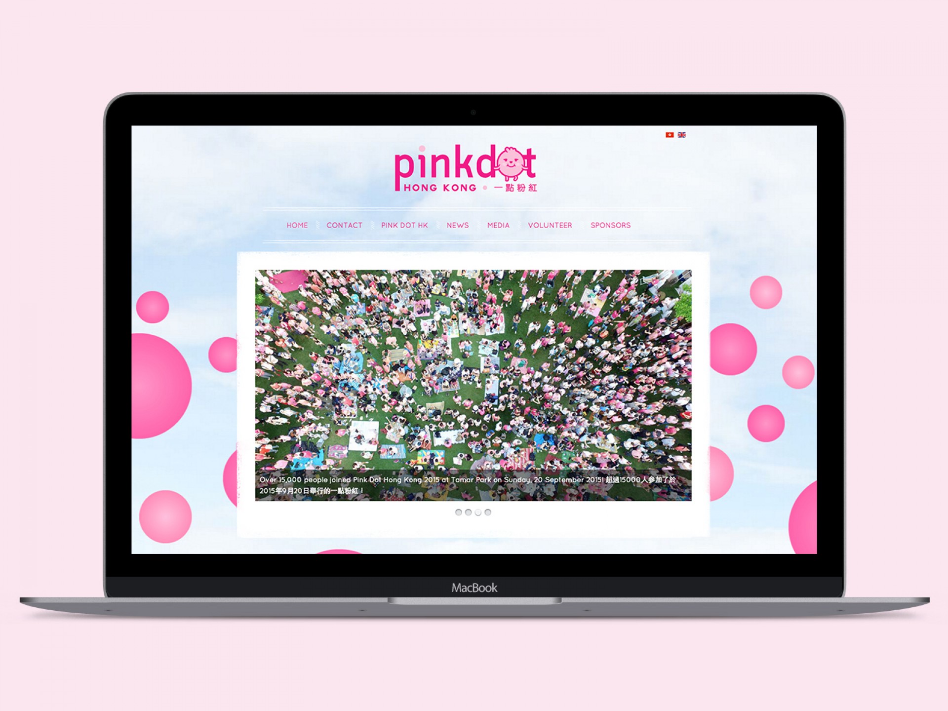 Pink Dot Hong Kong Branding and Web Design