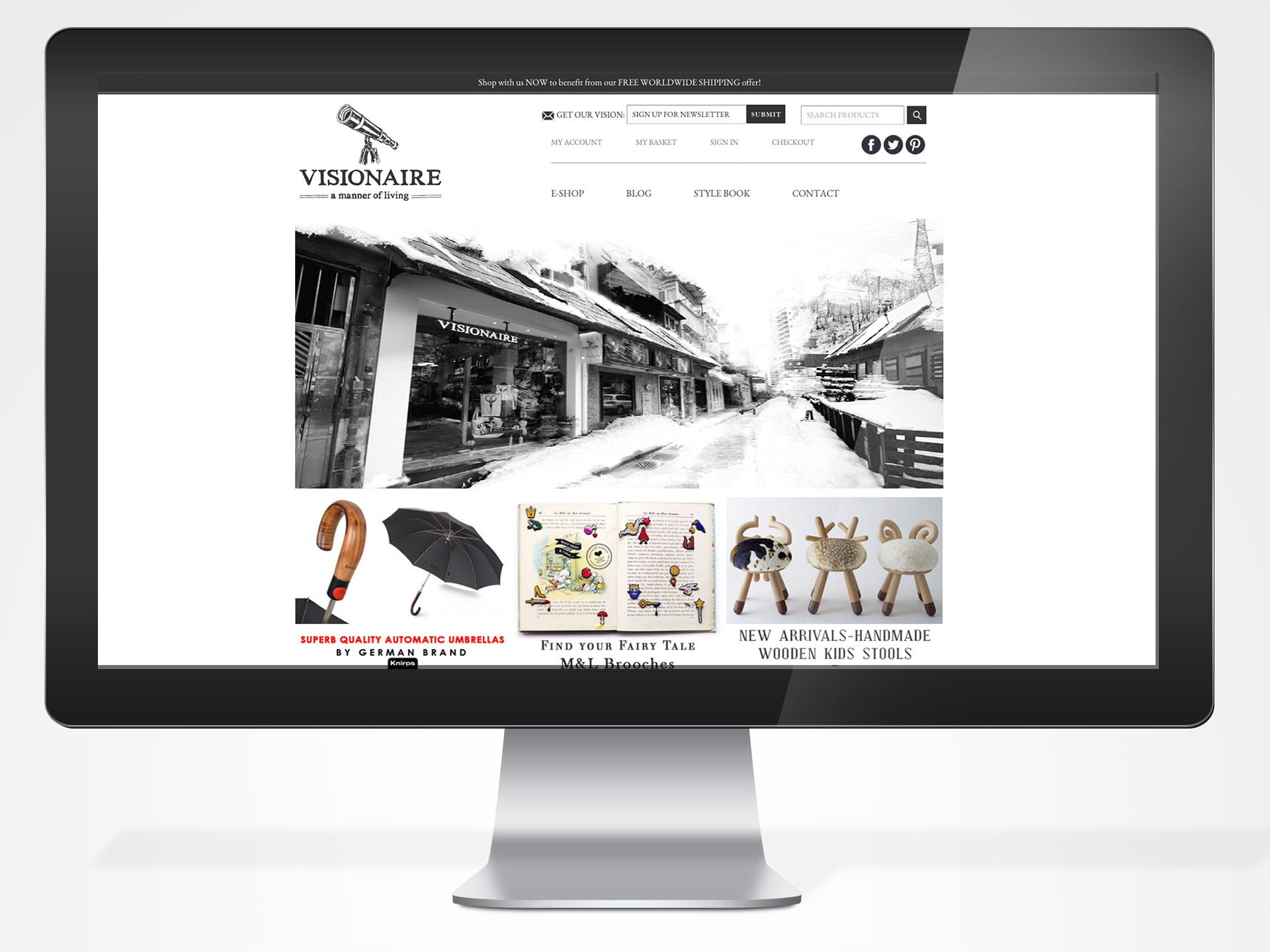 Visionaire - Web design, web development, shopping cart, ecommerce