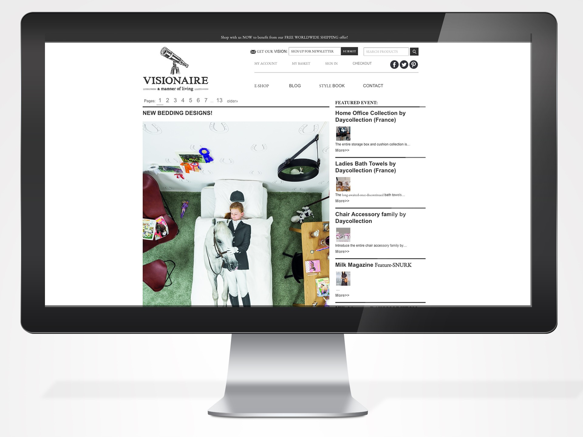 Visionaire - Web design, web development, shopping cart, ecommerce