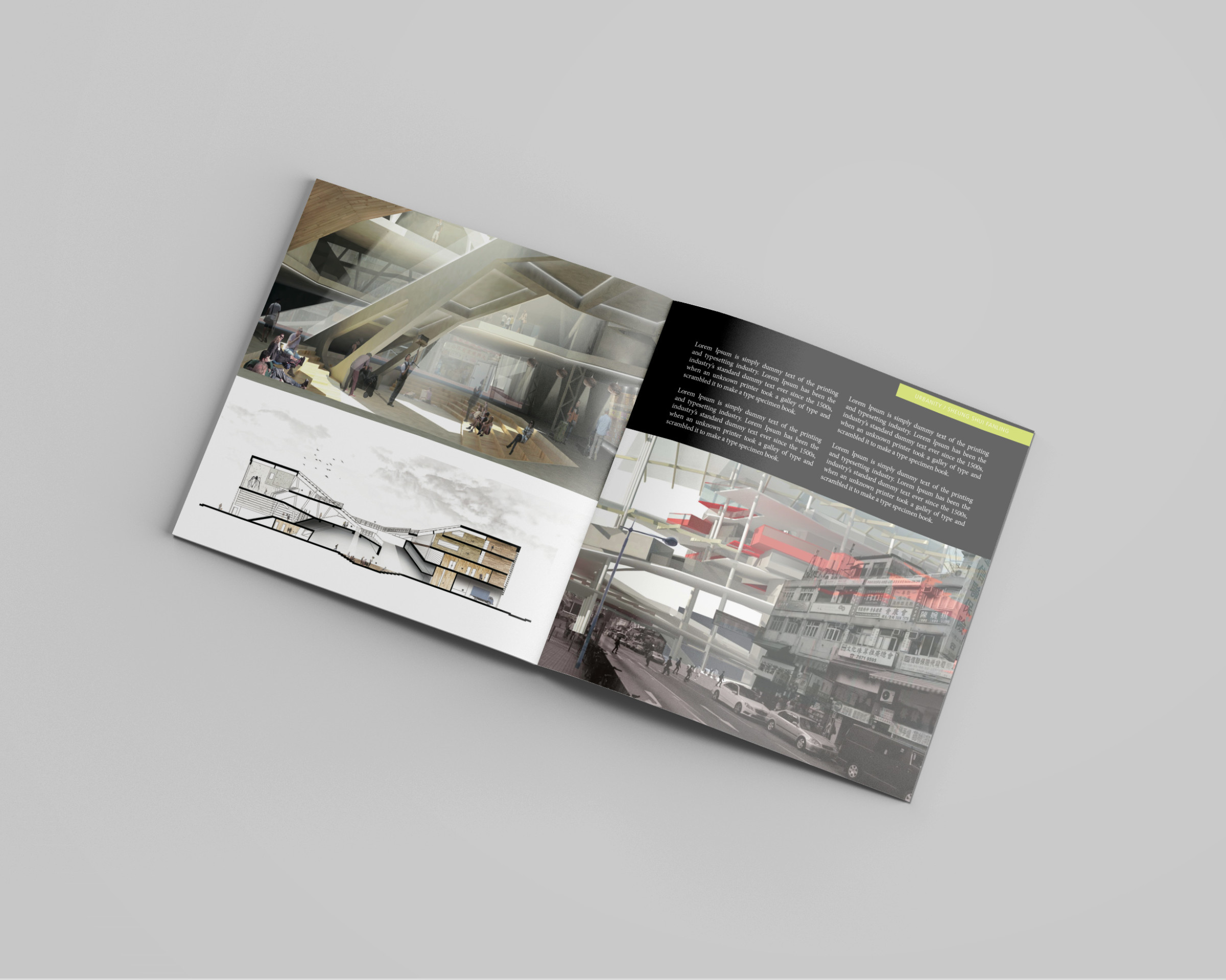 HKDI architecture division showcase book design Hong Kong