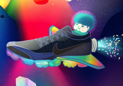Illustration for Nike Hong Kong, celebrating Pride Month.