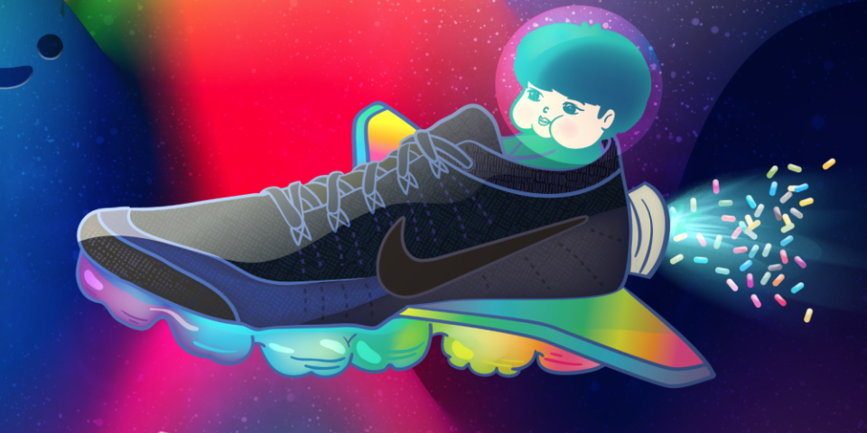 Illustration for Nike Hong Kong, celebrating Pride Month.