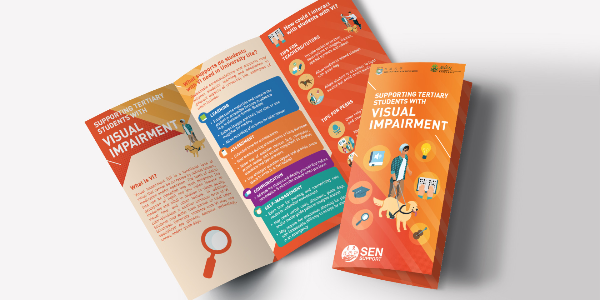 HKU SEN Support Leaflet Design