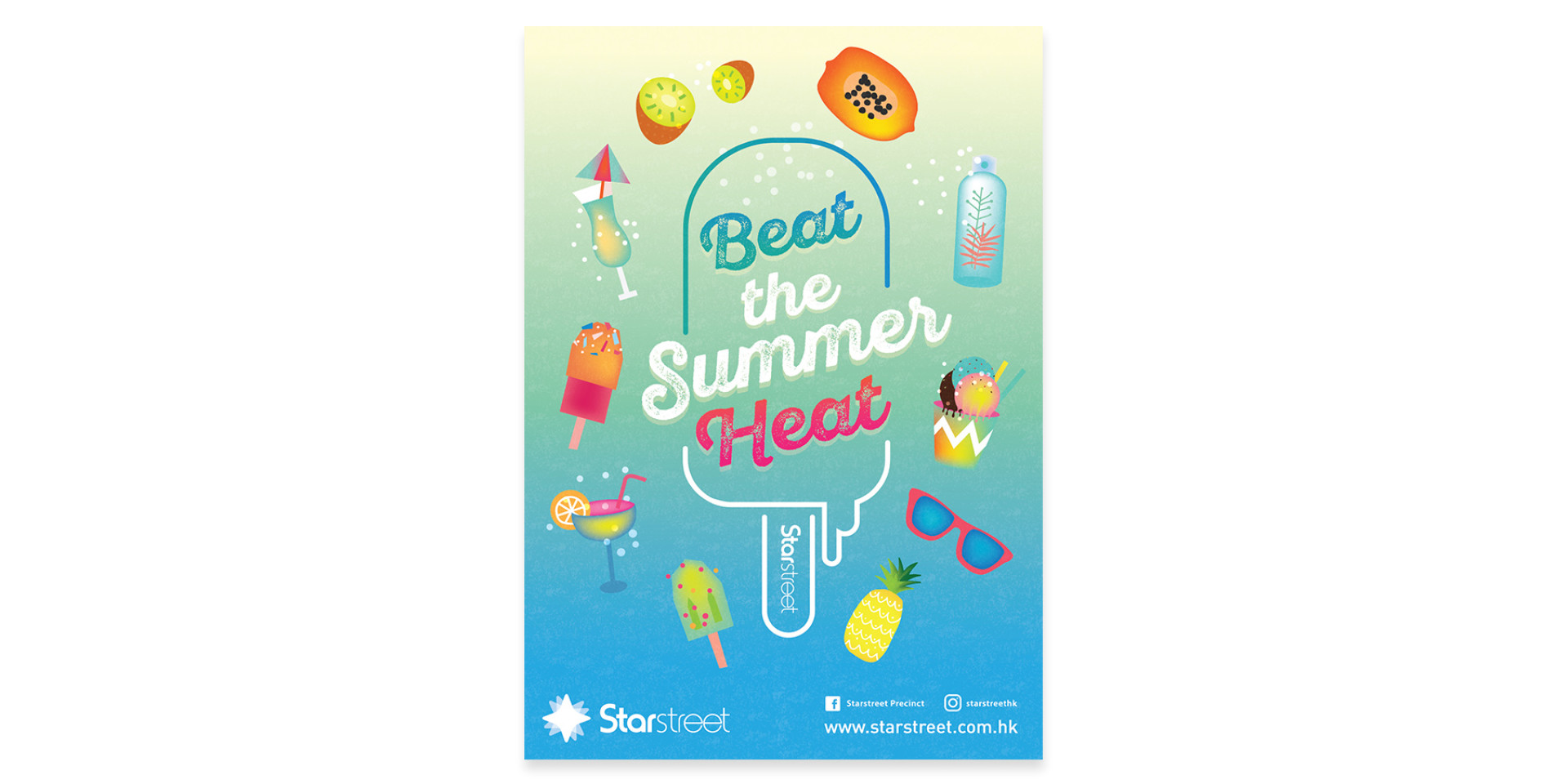 Starstreet summer campaign, key visual, key art design and production